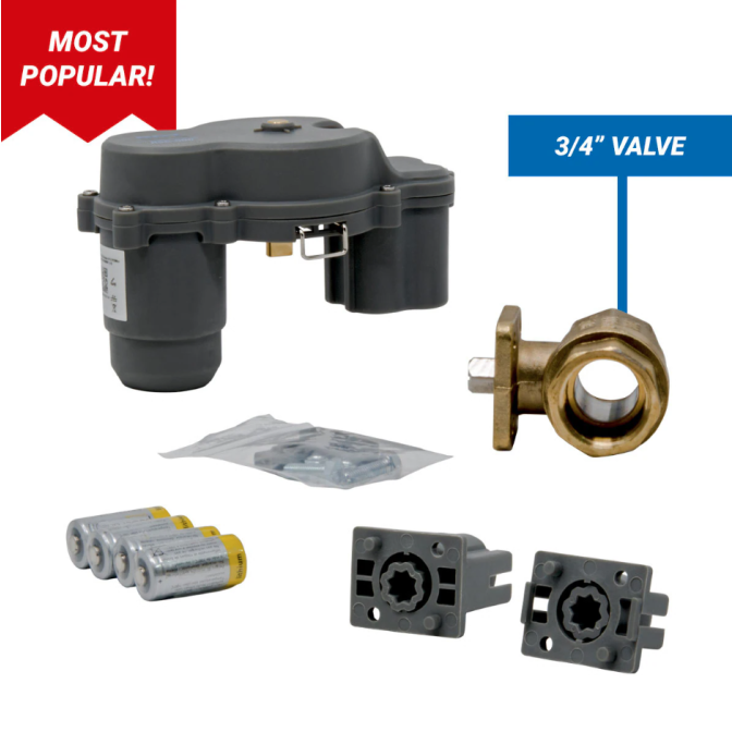 RSC-900-W-310-3/4 Wireless Actuator & 3/4" Water Shut-Off Valve RSC-900-W-310-3/4 Wireless Actuator & 3/4" Water Shut-Off Valve