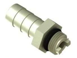 075-P00063 1/2" Barb Kynar Adapter