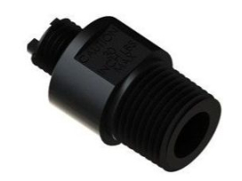 075-P00072 1/2" NPT Polypropylene Adapter