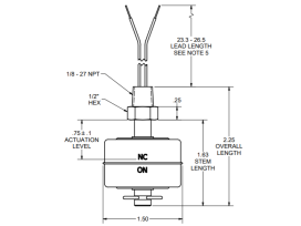 M5050 Single Point Level Switch (Normally Closed)