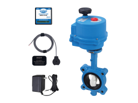 RS-080-4 Water Main Shut-Off and Alarm, Wired, 4'' Flange Mount Butte
